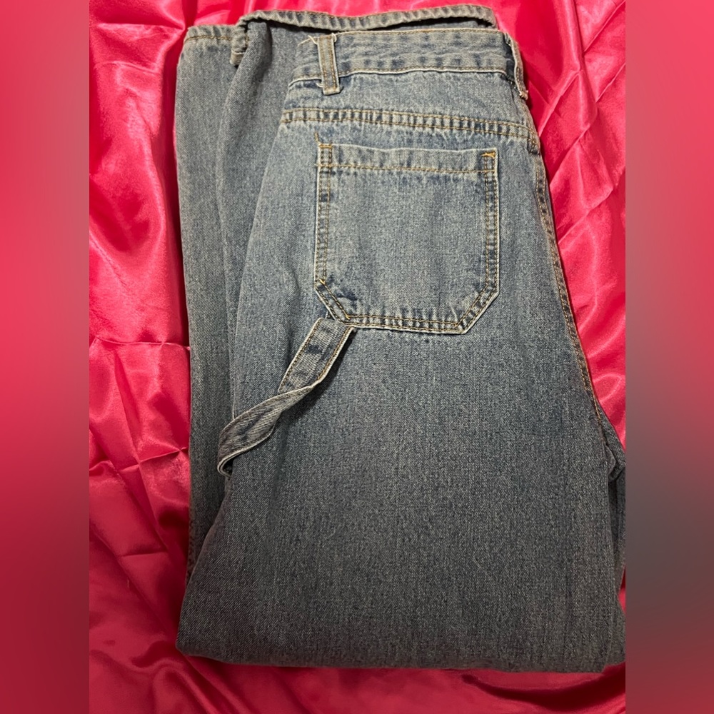 baggy cargo pants size medium. denim. from SHEIN great condition brand new.